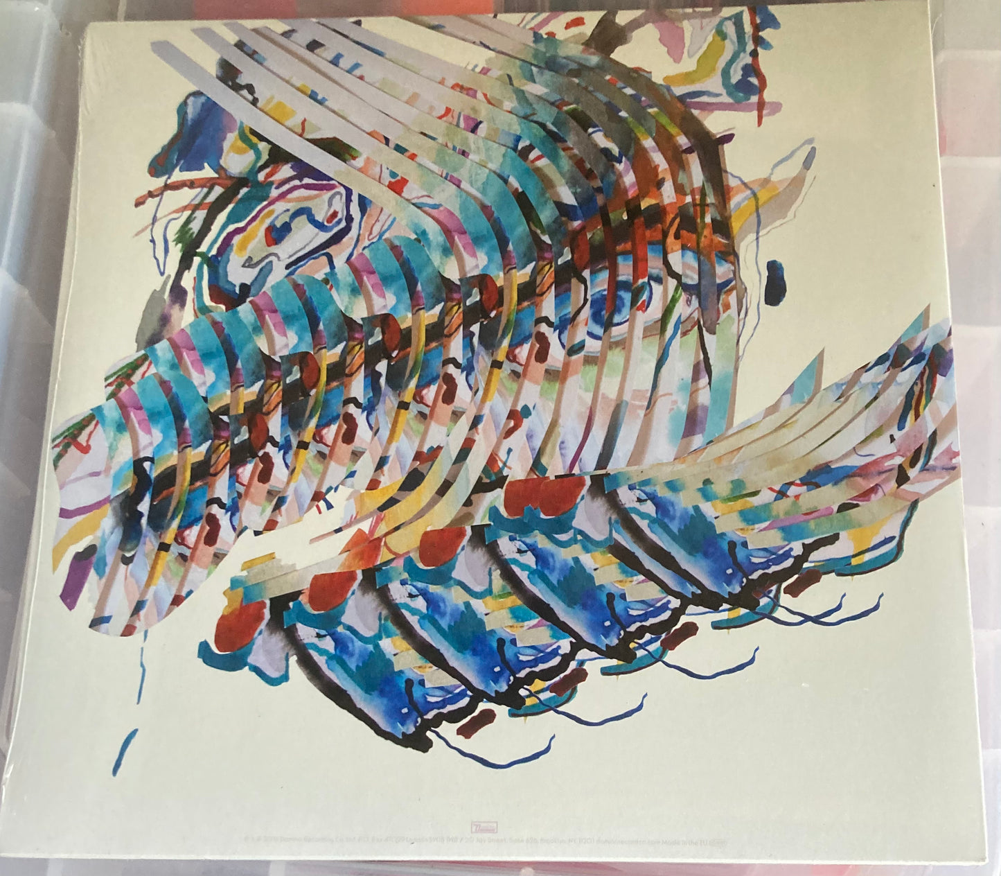 The back of 'Animal Collective - Painting With' on vinyl