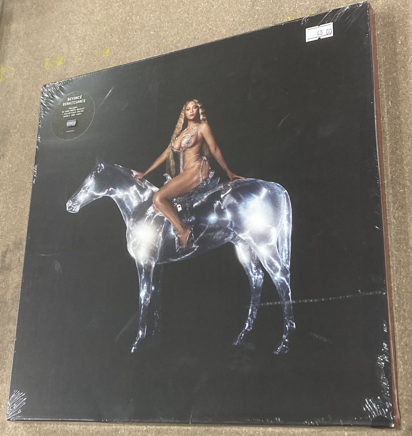 The front of 'Beyonce - Rennaisance' on vinyl