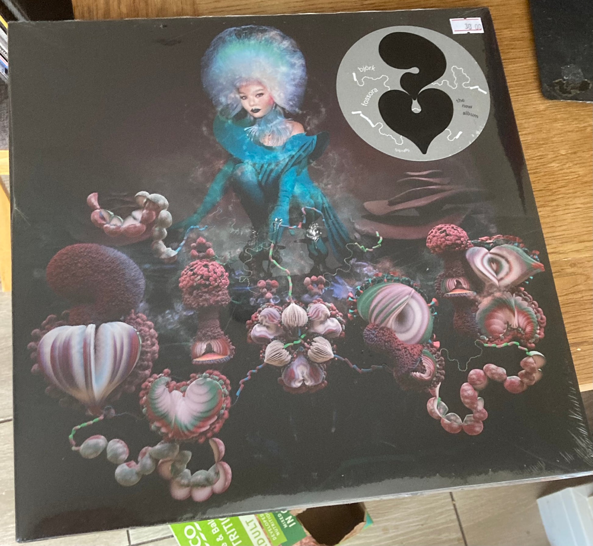 The front of 'Björk - Fossora' on vinyl