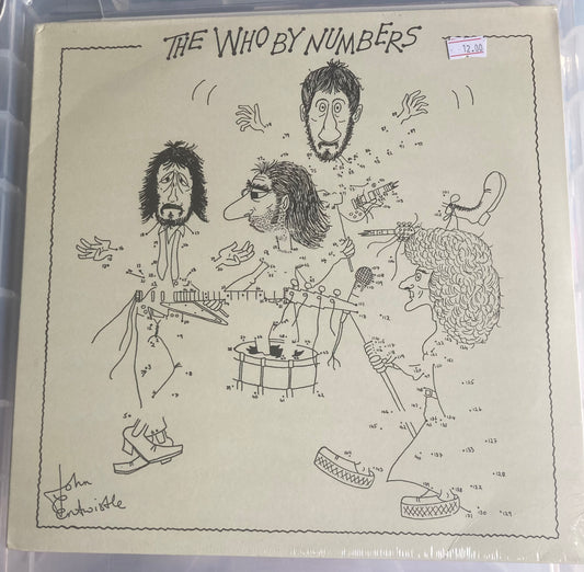 The front of 'The Who - By Numbers' on vinyl