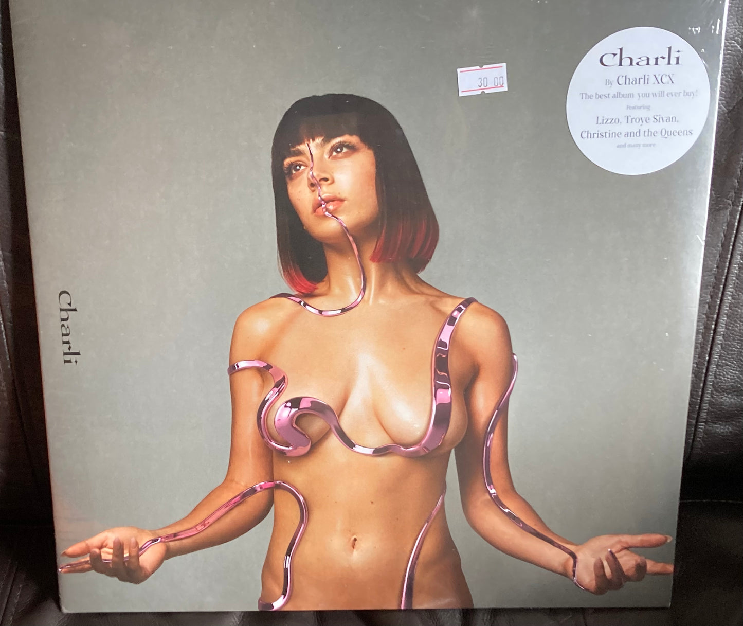 The front of 'Charli XCX - Charli' on vinyl