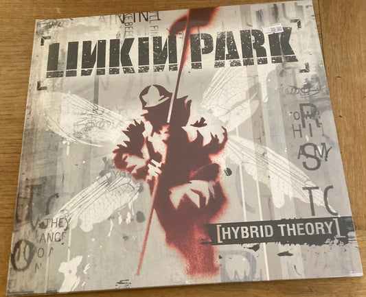 The front of 'Linkin Park - Hybrid Theory' on vinyl