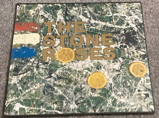 The front of The Stone Roses self-titled album on vinyl
