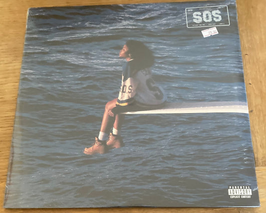 The front of 'SZA - SOS' on vinyl