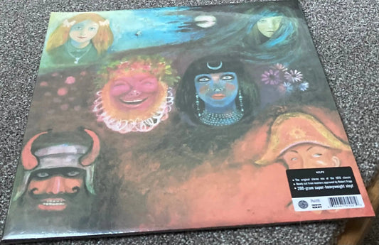 The front of ‘King Crimson - In the Wake of Poseidon’ on vinyl.