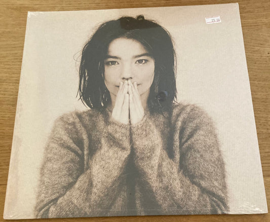 The front of 'Björk - Debut' on vinyl