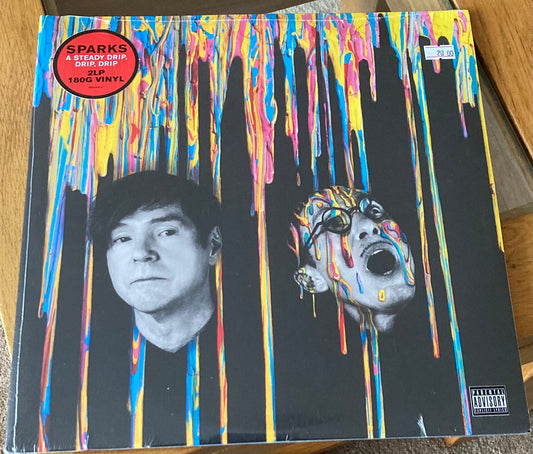 The front of 'Sparks - A Steady Drip, Drip, Drip' on vinyl