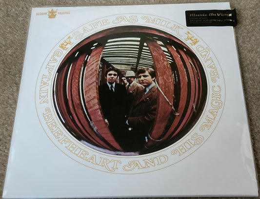 The front of Captain Beefheart- Safe as Milk on vinyl