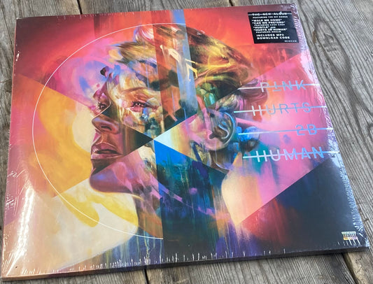 The front of ‘Pink - Hurts 2B Human’ on vinyl