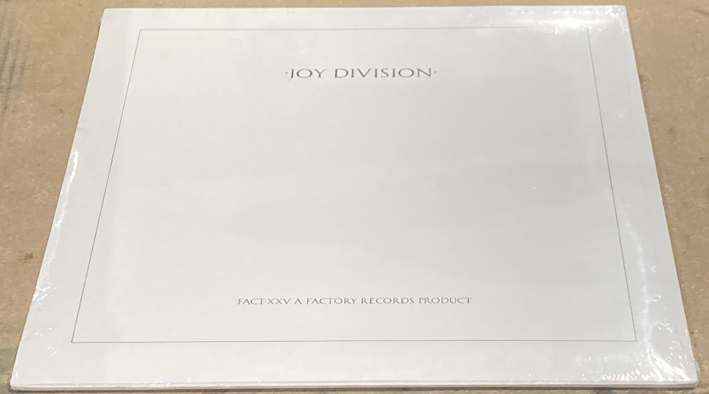 The back of Joy Division - Closer on vinyl.