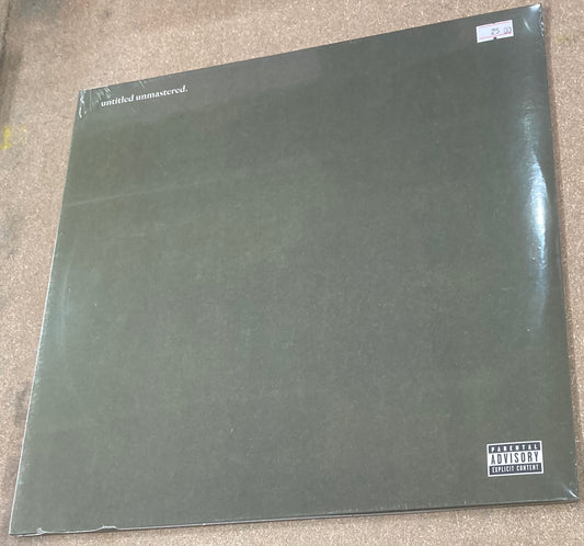 The front of 'Kendrick Lamar Untitled Unmastered' on vinyl.