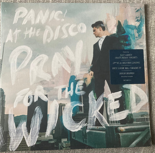 The front of Panic at the Disco - Pray For the Wicked on vinyl.
