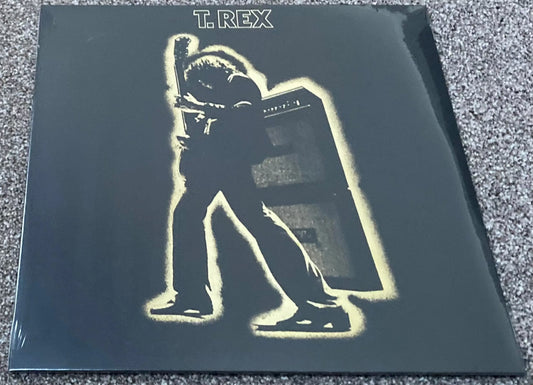The front of T.Rex - Electric Warrior on vinyl