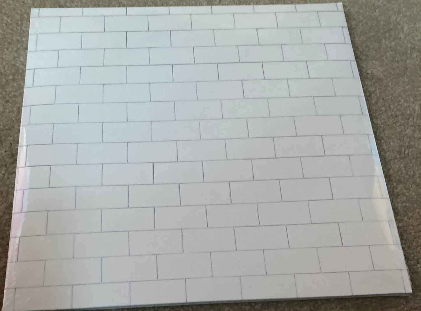 The back of Pink Floyd - The Wall on vinyl