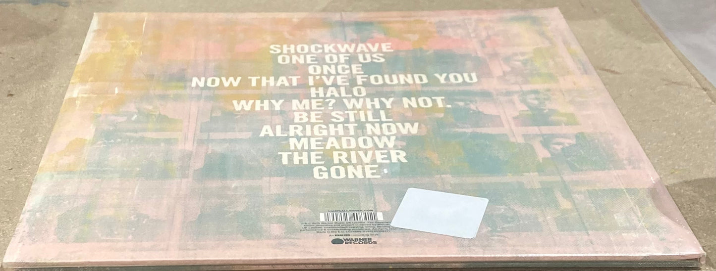 The back of ‘Liam Gallagher - Why Me? Why Not?’ on vinyl.