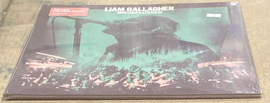 The front of ‘Liam Gallagher - MTV Unplugged’ on vinyl.