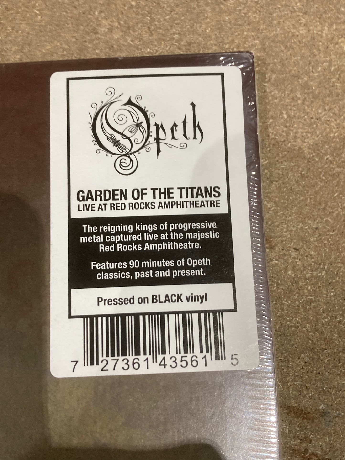 Opeth - Garden of the Titans (Record LP Vinyl Album)