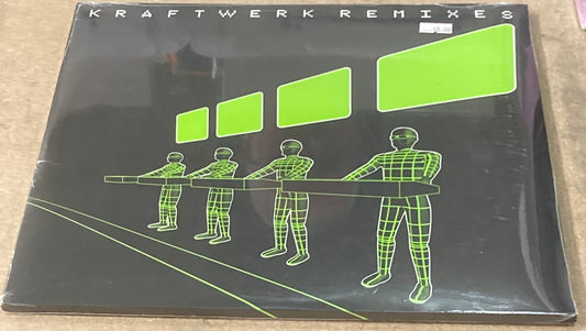 The front of 'Kraftwerk Remixes' on vinyl