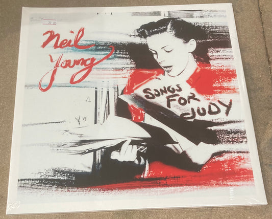 The front of ‘Neil Young - Songs for Judy’ on vinyl